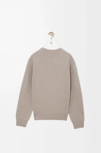 Sweater in wool Light Grey