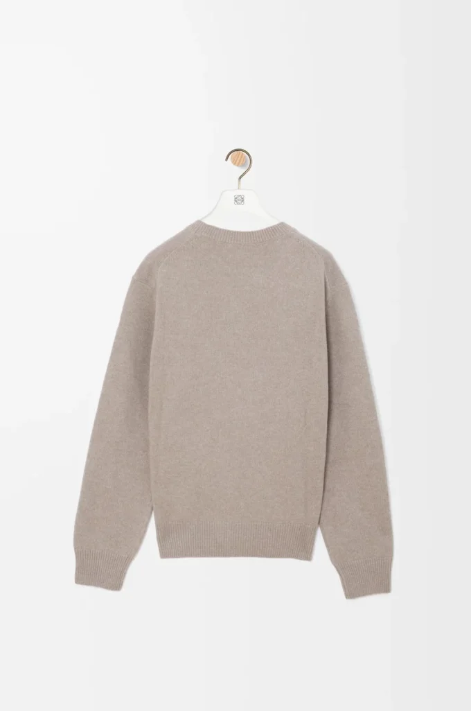 Sweater in wool Light Grey