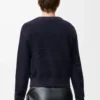 Sweater in wool Navy Blue Sweater in wool Navy Blue