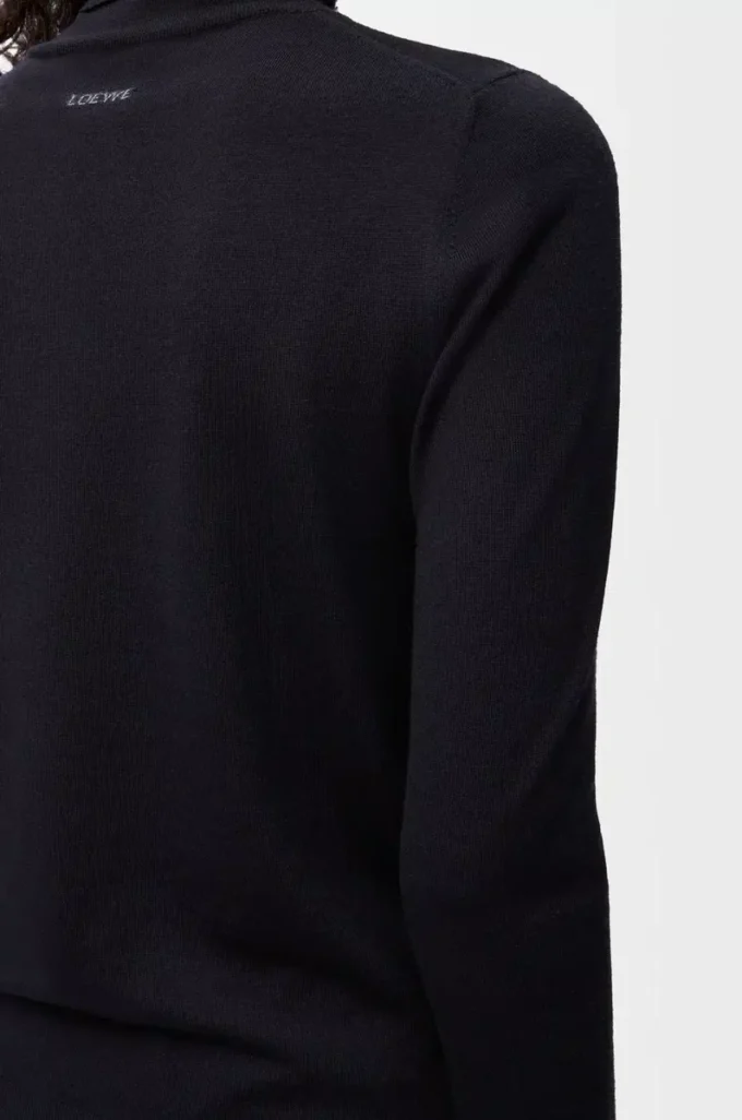 Sweater in wool Navy/Grey Sweater in wool Navy/Grey