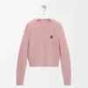 Sweater in wool Pink Sweater in wool Pink