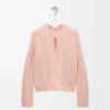 Sweater in wool Pink Sweater in wool Pink