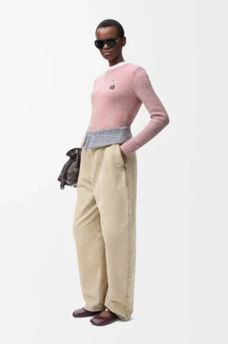 Sweater in wool Pink