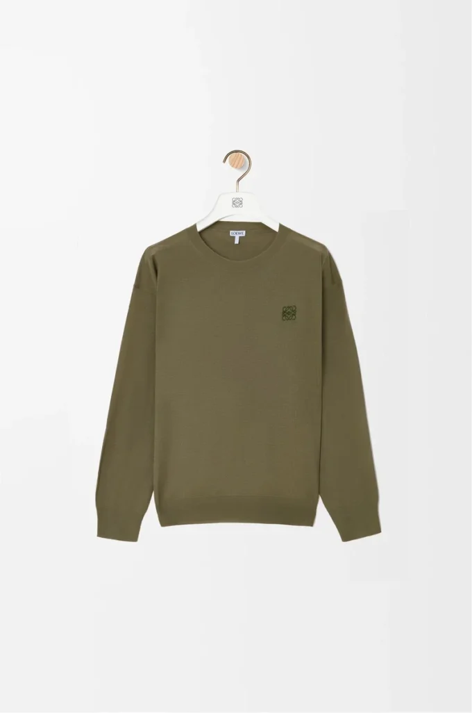 Sweater in wool Sage Sweater in wool Sage