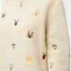 Sweater in wool White/Multicolor Sweater in wool White/Multicolor