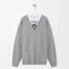 Sweatshirt in cotton Grey Melange Sweatshirt in cotton Grey Melange