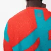 Sweatshirt in wool and cotton Blue/Orange Sweatshirt in wool and cotton Blue/Orange