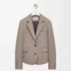Tailored jacket in wool Beige Melange Tailored jacket in wool Beige Melange