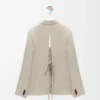 Tailored jacket in wool Light Beige Melange Tailored jacket in wool Light Beige Melange