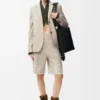 Tailored jacket in wool Light Beige Melange Tailored jacket in wool Light Beige Melange