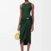Tank dress in cotton Dark Green Tank dress in cotton Dark Green