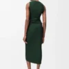 Tank dress in cotton Dark Green Tank dress in cotton Dark Green