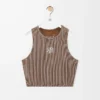 Tank top in technical jersey Brown/Pink Tank top in technical jersey Brown/Pink