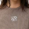 Tank top in technical jersey Brown/Pink Tank top in technical jersey Brown/Pink