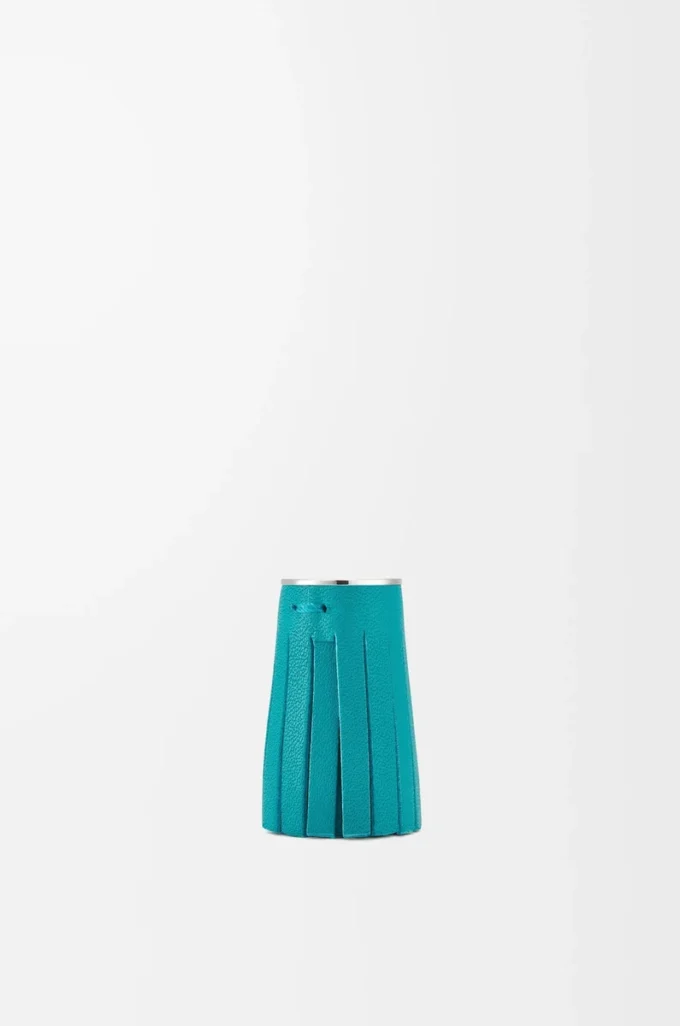 Tassel dice in calfskin Emerald Green Tassel dice in calfskin Emerald Green