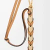 Thin braided strap in classic calfskin Dark Butter/Warm Desert Thin braided strap in classic calfskin Dark Butter/Warm Desert