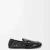 Toggle loafer in shiny smooth calfskin Black