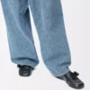 Toggle loafer in shiny smooth calfskin Black