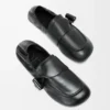 Toggle loafer in shiny smooth calfskin Black