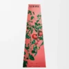 Tomato Leaves wax candleholder Red