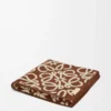 Towel in cotton Brown/Beige Towel in cotton Brown/Beige