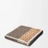Towel in cotton Brown/Multicolor Towel in cotton Brown/Multicolor