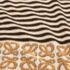 Towel in cotton Brown/Multicolor Towel in cotton Brown/Multicolor