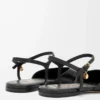 Toy ankle strap ballerina in lambskin Black Toy ankle strap ballerina in lambskin Black