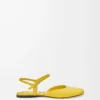 Toy ankle strap ballerina in lambskin Dandelion Toy ankle strap ballerina in lambskin Dandelion
