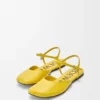 Toy ankle strap ballerina in lambskin Dandelion Toy ankle strap ballerina in lambskin Dandelion
