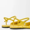 Toy ankle strap ballerina in lambskin Dandelion Toy ankle strap ballerina in lambskin Dandelion