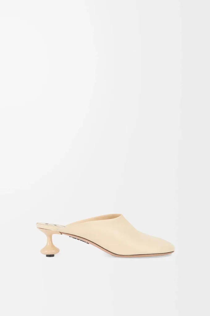 Toy mule in goatskin Oat Milk Toy mule in goatskin Oat Milk
