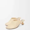 Toy mule in goatskin Oat Milk Toy mule in goatskin Oat Milk