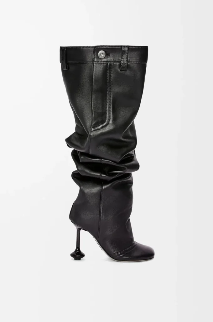 Toy over the knee boot in nappa lambskin Black