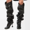 Toy over the knee boot in nappa lambskin Black
