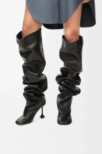 Toy over the knee boot in nappa lambskin Black