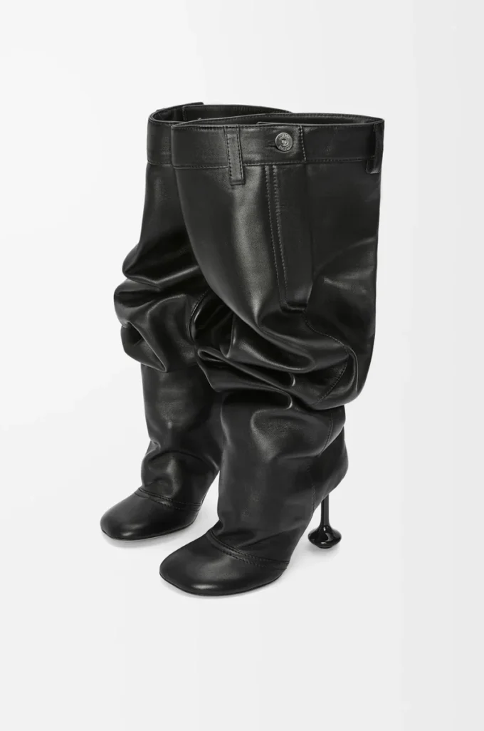 Toy over the knee boot in nappa lambskin Black