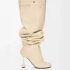 Toy over the knee boot in nappa lambskin Oat Milk Toy over the knee boot in nappa lambskin Oat Milk