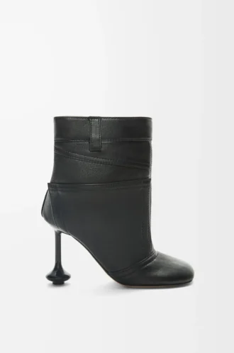 Toy Panta ankle bootie in nappa lambskin Black