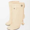 Toy Panta ankle bootie in nappa lambskin Oat Milk Toy Panta ankle bootie in nappa lambskin Oat Milk