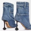 Toy Panta ankle bootie in washed denim Washed Denim
