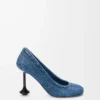 Toy pump in denim Washed Denim Toy pump in denim Washed Denim