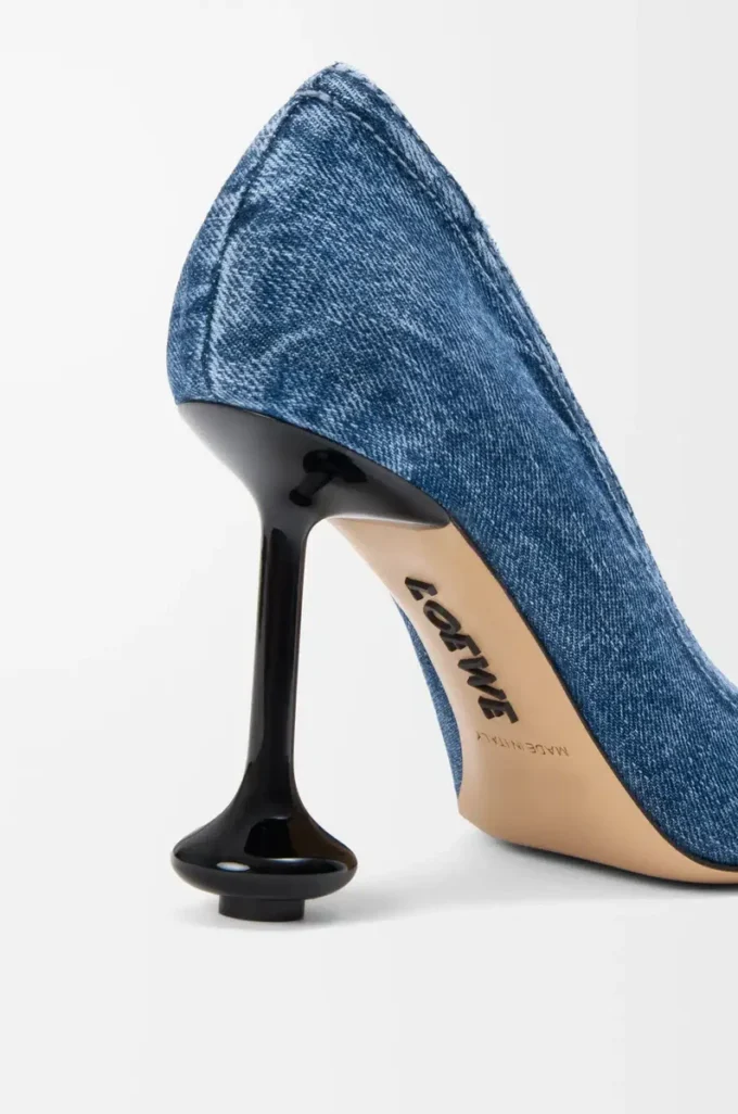 Toy pump in denim Washed Denim Toy pump in denim Washed Denim