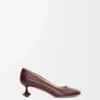 Toy pump in goatskin Burgundy Toy pump in goatskin Burgundy