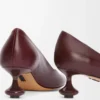 Toy pump in goatskin Burgundy Toy pump in goatskin Burgundy