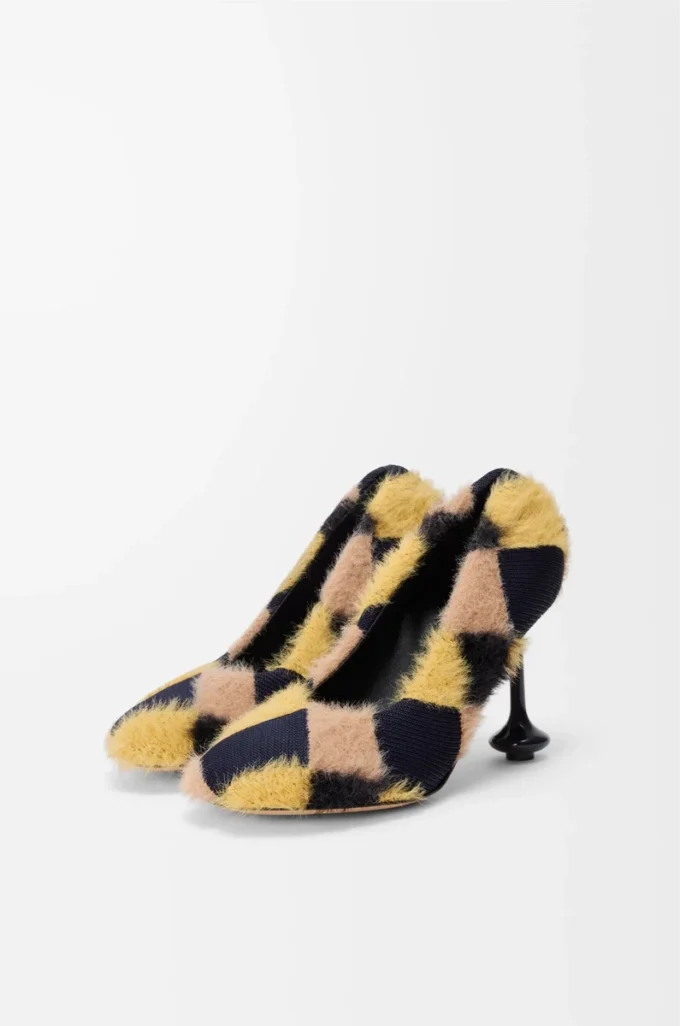 Toy pump in jacquard knit Multicolor Deep Navy Toy pump in jacquard knit Multicolor Deep Navy