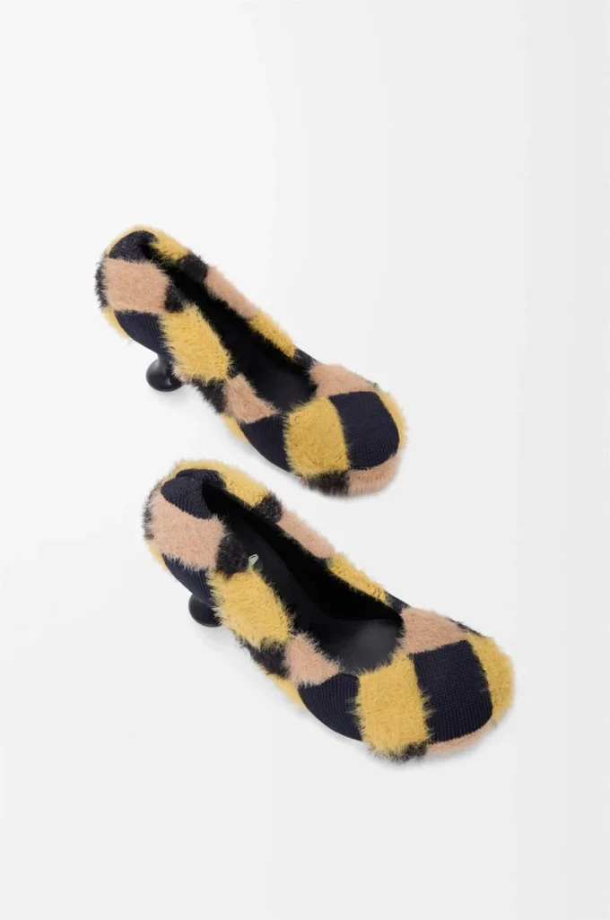 Toy pump in jacquard knit Multicolor Deep Navy Toy pump in jacquard knit Multicolor Deep Navy
