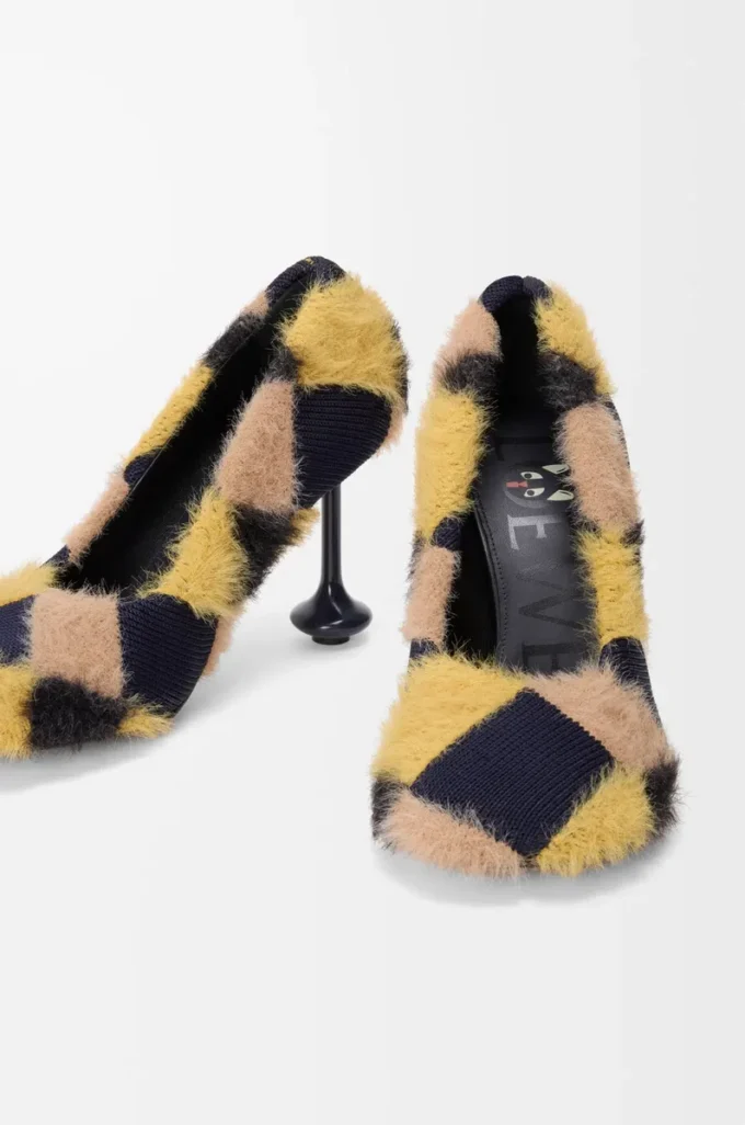 Toy pump in jacquard knit Multicolor Deep Navy Toy pump in jacquard knit Multicolor Deep Navy