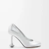 Toy pump in laminated lambskin Silver Toy pump in laminated lambskin Silver