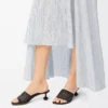 Toy slide in calfskin Black Toy slide in calfskin Black